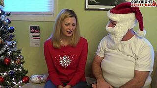 bad ashley in curvy christmas costume