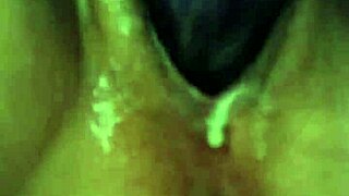 After creampie the dildo slides into mature pussy making it gooey with cumshot orgasm.