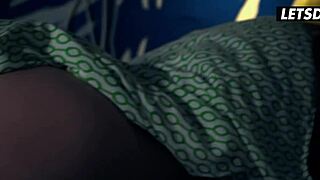 horny teen marilyn sugar surprises big dick thief with wild ride