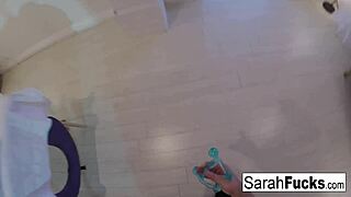 Sarah Jessie, you feeling that erotic rub from Alix Lynx on your big tits and pussy?