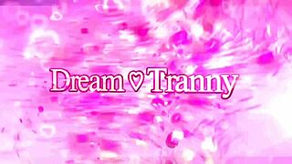 Fine tits and ass tgirl Leticia Menezes dives into solo pleasure with dildo and toys. 😏