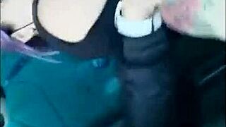 uh, givin' blowjob then fuckin' doggystyle with creampie on public bus, blakeproductions style...