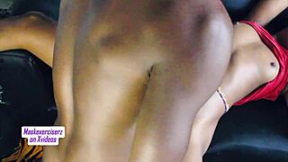 How To Drain His Dick Dry With Big Black Cock Creampie Missionary Fucking