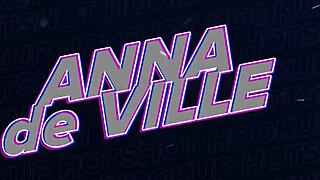 Oh, Anna de Ville, you brunette hoe, feel this warm piss soaking your big tits and wet ass right now.