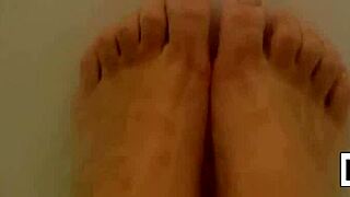 Abigail Takes a Steamy Shower and Shaves Her Tight Pussy for Solo Masturbation Fun!