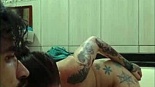 Hey, feel this intense sex in the bathtub, ending with hot cum filling your mouth?