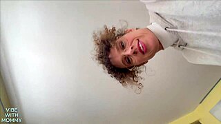 caught stepmom watching porn and hating the fucking with big tits milf