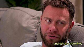 Horny teen Lilly Bell sucks huge dick then rides hairy pussy hard.