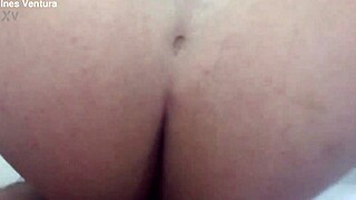 oh man that blonde latina's big ass got a nice orgasm load right on it