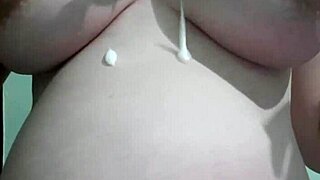 pregnant wife enjoys a creamy massage