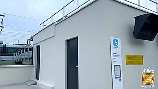 i'm georgia and i'm a naughty slut who loves strapon toys in ffm threesome with blonde brunette milfs