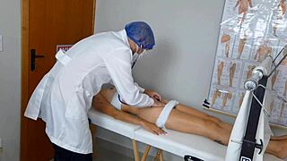 My gynecologist fingered my ass and then fucked me hard