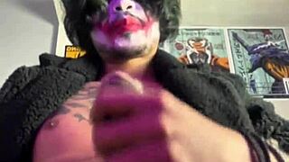 mano, coringa no cosplay bat-punheta, huge solo masturbation handjob kkkkk 😈😂
