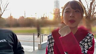 discovered this tall beauty with perfect breasts and slim waist as cheerleader girl so erotic and sensitive in part one action