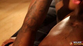 busty exotic blonde luscious kisses sucks and milks rome majors big cock in rough interracial action