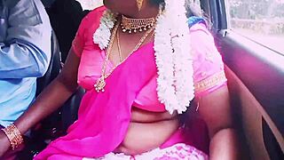car sex indian romance with beautiful south housewife cheating.. uh, trying dirty talk fucking with boyfriend in telugu