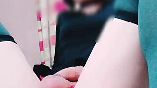 linda young ladyboy rubyqueen hot anal penetration and masturbation in solo session