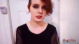 kinky busty brunette maria enjoys sucking and riding until facial