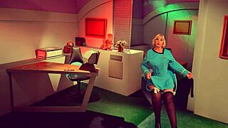 Granny nurse in costume finger fucks patient to orgasm! Wild mature escapade in hospital.