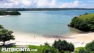 Are you getting horny watching Putri Cinta dance on the poolside?