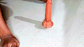 Hey, check out this cute Latina in a cage getting dominated as a sissy cuckold