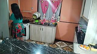 Wife Loves Sex So You Fuck Her Everywhere In Kitchen Quickie!