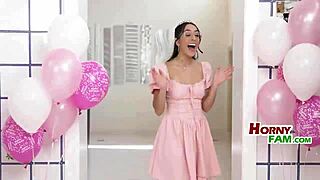 Oh wow, that Latina stepdaughter's 18th birthday gangbang with daddy and uncles is wild! 🔥🎉