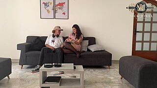 hey buddy, help with college homework by sharpening my pencil in dorm quickie