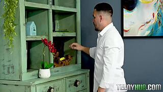 Oh wow, Scarlett Rose and Selina Bentz are such petite amateurs giving hardcore POV blowjobs to Peter Green.