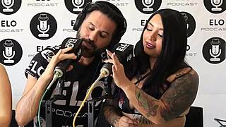 Curvy fat Latina with huge tits and tattoo contrasts in casting interview for cuarto picante.