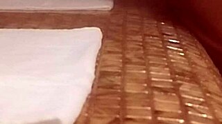 hard fuck in the sauna with hot latina milf giving handjob and moaning to orgasm