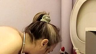 This French housewife turns into a bound slave, getting spanked and fucked doggystyle with buttplug in homemade video.