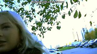 Teen threesome sex on the balcony gets wild with public pickup action 😏