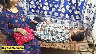 Tailor fucking hot Indian milf in missionary at shop with first time pussy licking!