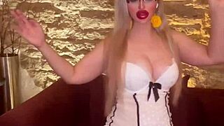 hey, check out this goddess dancing like a belly dancer with glasses on, it's all about that music vibe! 💃🎶