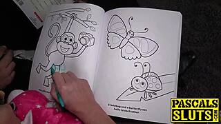 in a bdsm session, blonde british sub gets bound and roughly dominated by experienced master in anal and blowjob