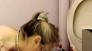 This French housewife turns into a bound slave, getting spanked and fucked doggystyle with buttplug in homemade video.