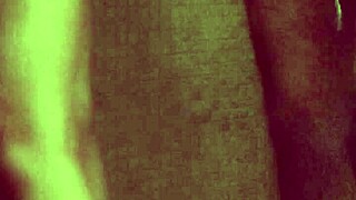 hard fuck in the sauna with hot latina milf giving handjob and moaning to orgasm