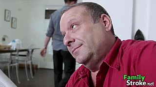 Why Suck Stepbrother's Huge Cock In Bathroom Like Naughty College Girl?