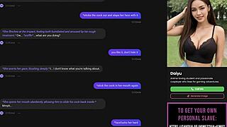 i started with strip poker against my submissive asian ai slut, ripping her clothes for intense oral sex that left me craving more in our kinky game