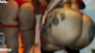 oh, the passion as i wrecked my daughter-in-law's pussy and her mom's too, with my son joining the wild orgia