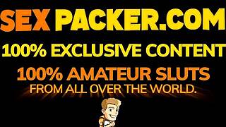 Cute Russian teen contrasts sneaky casting with huge dick sucking in POV style