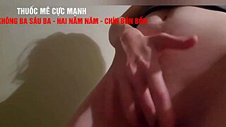 Vietnamese girl, do you enjoy getting your pussy licked to relieve stress in this sex film?