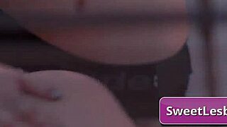 Intriguing contrast as sexy hot lesbian babes Aiden Ashley and Goth Charlotte fuck outdoors with thick strap-on dildo for intense orgasms