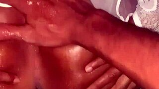 Beautiful Brunette Brunetteflower1 Gets Huge Ass Fucked Hard With Oil