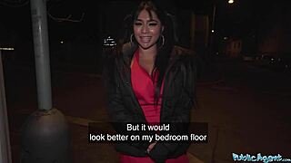 public agent sexy asian with fantastic tits and ass seduced by his rizz for outdoor pov cock action