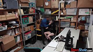 hey you pale tiny teen suspect, time to get punish fucked by lp officer.