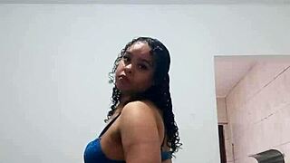 i can't get enough of this sexy latina's big ass and natural tits while she dances teasingly