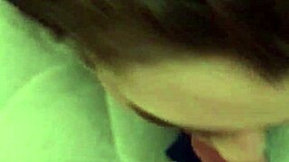 Girlfriend gives amazing blowjob on my cock