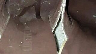 I cummed on my step mom's heels by mistake